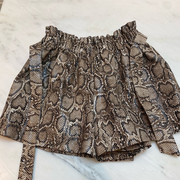 Snakeskin Shorts - Picture 3 of 6